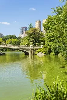 Related Images Mouse Mat Collection: Bow Bridge over The Lake, Central Park, Manhattan, New York City, New York