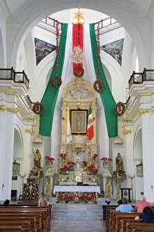 Sitting Collection: Cathedral of Our Lady of Guadalupe, Puerto Vallarta, Jalisco State, Mexico, North America