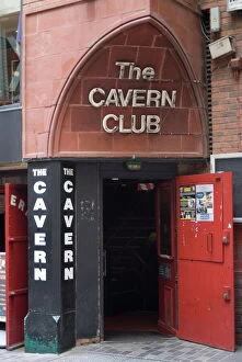 Entrances Collection: The Cavern Club, Matthew Street, Liverpool, Merseyside, England, United Kingdom, Europe