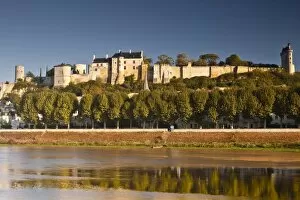 Tranquillity Collection: The chateau of Chinon, UNESCO World Heritage Site, Indre-et-Loire, Loire Valley, France, Europe