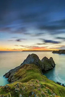Serenity Collection: Three Cliffs Bay, Gower Peninsula, Swansea, Wales, United Kingdom, Europe