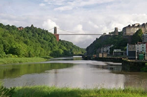 Brunel Metal Print Collection: Clifton Suspension Bridge, Avon Gorge, Bristol, England, United Kingdom, Europe