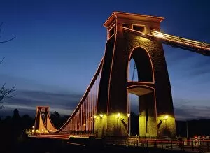 Clifton Suspension Bridge Tote Bag Collection: Clifton Suspension Bridge, Bristol, Avon, England, UK, Europe