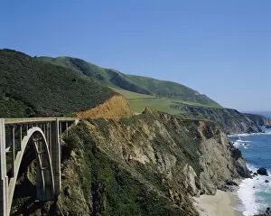 West Coast Collection: The coast and Bixby Bridge on the Pacific Highway