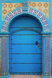 Related Images Framed Print Collection: Door, Essaouira, Morocco, North Africa, Africa