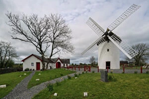 Heritage festivals and traditions Pillow Collection: Elphin Windmill, County Roscommon, Connacht, Republic of Ireland, Europe