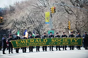 Fifth Avenue Collection: Emerald Society Police Department, St. Patricks Day celebrations, 5th Avenue
