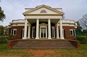 Virginia Collection: The estate of Thomas Jefferson, Monticello, Virginia, United States of America