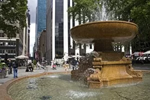 Related Images Mouse Mat Collection: Fountain in Bryant Park