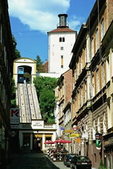 Croatia Collection: Funicular, Zagreb, Croatia, Europe