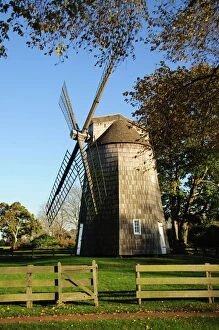 Fuel And Power Generation Collection: Gardiner Windmill, East Hampton, The Hamptons, Long Island, New York State