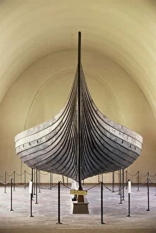 Viking ships and weaponry Fine Art Print Collection: Gokstad Ship, Viking Ship Museum, Bygdoy, Oslo, Norway, Scandinavia, Europe