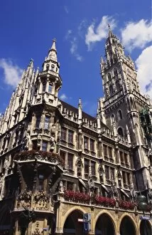 Gothic Architecture Collection: Gothic Town Hall, Munich, Bavaria, Germany