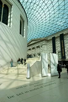 New London Architecture Fine Art Print Collection: Great Court, the British Museum, London, England, United Kingdom, Europe