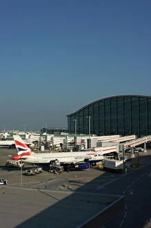 Aviation Collection: Heathrow Airport Terminal 5 in 2008, London, England, United Kingdom, Europe