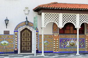 Tilework Collection: Historic Columbia Restaurant in Ybor City, Tampa, Florida, United States of America, North America