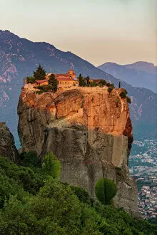 Greek Architecture Jigsaw Puzzle Collection: Holy Monastery of Holy Trinity at sunrise, UNESCO World Heritage Site