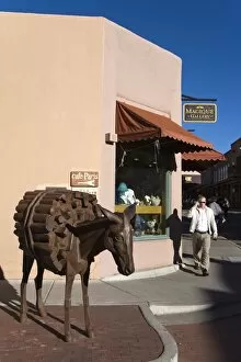 Donkeys Collection: Homage To The Burro sculpture by Charles Southard, Burro Alley, City of Santa Fe