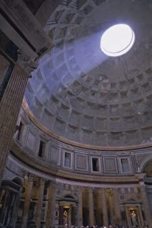 Rome Metal Print Collection: Interior, the Pantheon