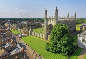 Universities Jigsaw Puzzle Collection: Kings College and chapel, Cambridge, Cambridgeshire, England, United Kingdom, Europe