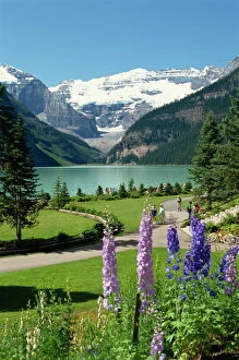 Canadian Rockies Pillow Collection: Lake Louise, Banff National Park, UNESCO World Heritage Site, Rocky Mountains