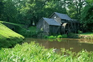 Related Images Collection: Mabry Mill, restored and working, Blue Ridge Parkway, south Appalachian Mountains