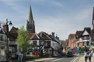 New Forest Jigsaw Puzzle Collection: The Main Street, Lyndhurst, New Forest, Hampshire, England, United Kingdom, Europe