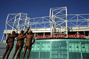 Cloudless Collection: Manchester United Football Club Stadium, Old Trafford, Manchester, England