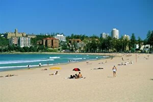Australian Architecture Photo Mug Collection: Manly Beach, Manly, Sydney, New South Wales, Australia