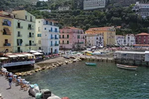 Grouper Canvas Print Collection: Marina Grande, Sorrento, Costiera Amalfitana (Amalfi Coast), UNESCO World Heritage Site