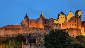 City Walls Collection: Medieval citadel, Carcassonne, a hilltop town in southern France, UNESCO World Heritage Site