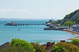 Swansea Canvas Print Collection: Mumbles Lighthouse, Mumbles Pier, Mumbles, Gower, Swansea, Wales, United Kingdom, Europe