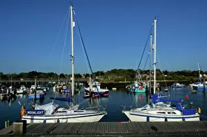 Related Images Canvas Print Collection: Old Town Quay, Lymington, Hampshire, England, United Kingdom, Europe