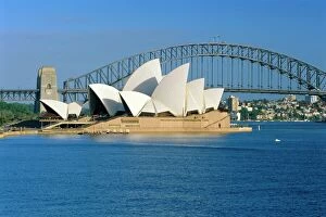 Cloudless Collection: Opera House and Sydney Harbour Bridge, Sydney, New South Wales, Australia