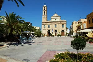 Orthodox Cathedral Collection: Orthodox Cathedral, Chania, Crete, Greek Islands, Greece, Europe