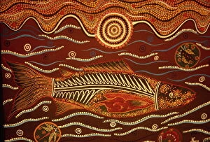 Dreamtime Collection: Painting from the Dreamtime, Aboriginal art, Australia, Pacific