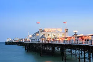 Brighton Collection: Palace Pier, (Brighton Pier), Brighton, Sussex, England, United Kingdom, Europe