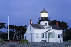 Lighthouses Metal Print Collection: Point Pinos Lighthouse, Pacific Grove, Monterey County, California, United States of America