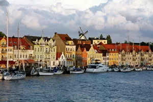 Sailing Vessel Collection: The port of Sonderborg, Jutland, Denmark, Scandinavia, Europe