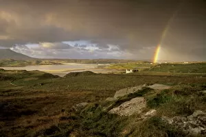 Great Houses Photographic Print Collection: Rainbow over Uig sands (Traigh Chapadail)