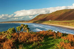 Peaceful Scene Collection: Rhossili Bay, Gower, Wales, United Kingdom, Europe