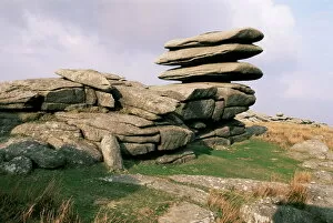 Erosion Collection: Rough Tor Rocks, Bodmin Moor, near Camelford, Cornwall, England, United Kingdom, Europe