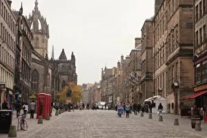 Royal Scots Greys Photo Mug Collection: Royal Mile, The Old Town, Edinburgh, Scotland, United Kingdom, Europe