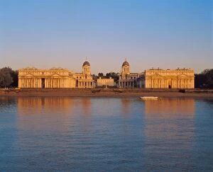John Miller Poster Print Collection: Royal Naval College on the River Thames, Greenwich, London, England, UK