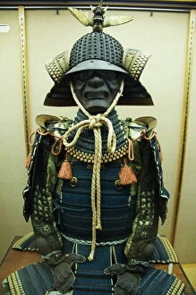 Japanese samurai armor Fine Art Print Collection: Samurai outfit at Museum of Matsuyama Castle