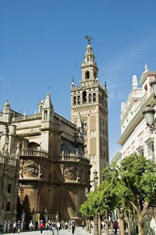 Ornamental Metal Print Collection: Seville Cathedral