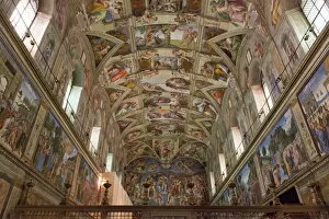 Related Images Premium Framed Print Collection: The Sistine Chapel by Michelangelo in the Vatican Museums, Rome, Lazio, Italy, Europe