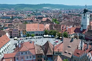 Related Images Canvas Print Collection: Skyline, Sibiu, Romania, Europe