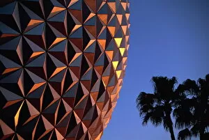 Domes Collection: Spaceship Earth, Epcot, Disney, Orlando, Florida, United States of America, North America