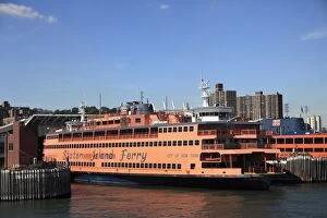 Boats Collection: Staten Island Ferry, New York City, United States of America, North America